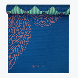 Gaiam Premium Print Reversible Yoga Mat